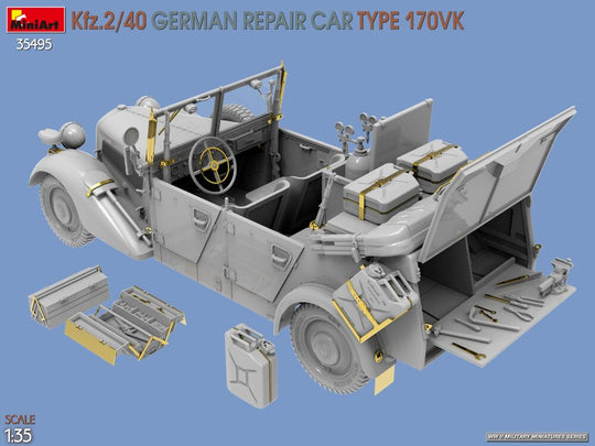 Kfz.2/40 German Repair Car Type 170VK