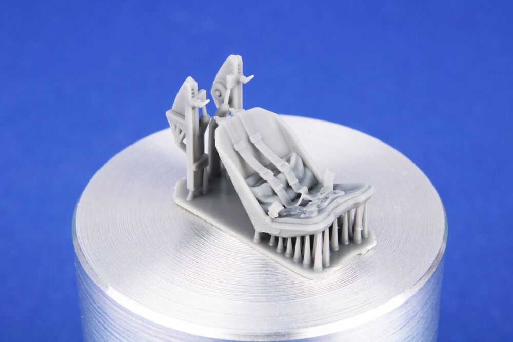 Fw190A Seat and Side Section Back Armour (w/ harness) for Tamiya