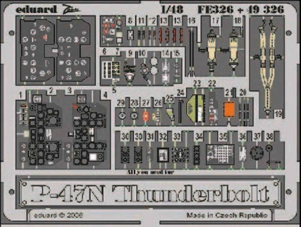 P-47N Thunderbolt Für Academy Bausatz