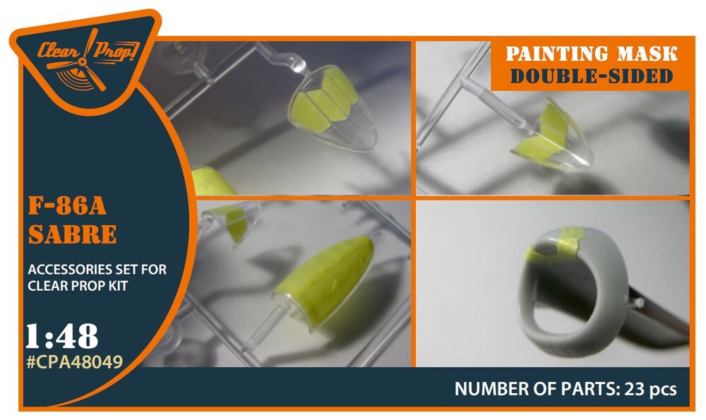 F-86A double-sided painting mask for CP kits