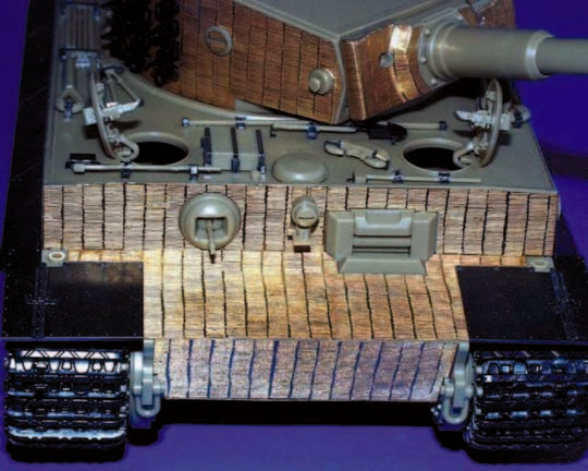Zimmerit Tiger I Late für Tamiya Bausatz