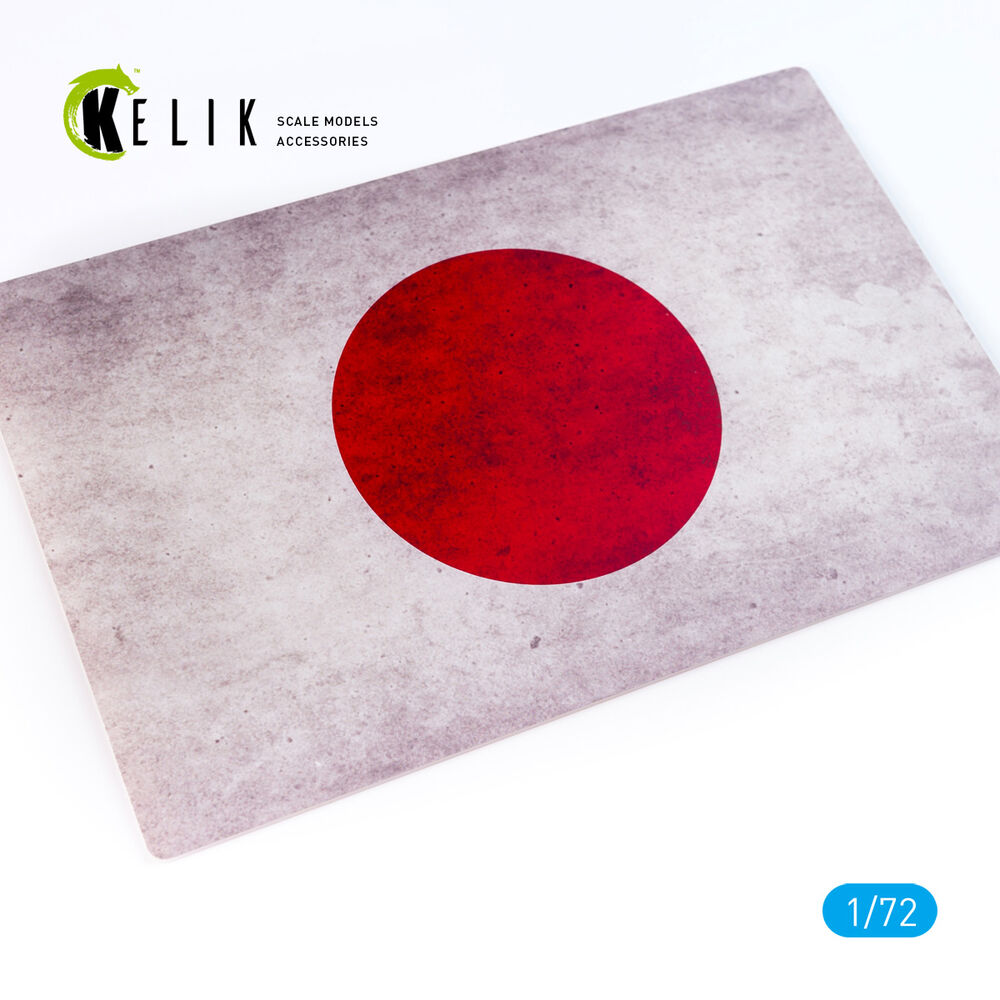 Japan Flag - Base - Acrylic 3 mm (280 x 180 mm) (170 g)
