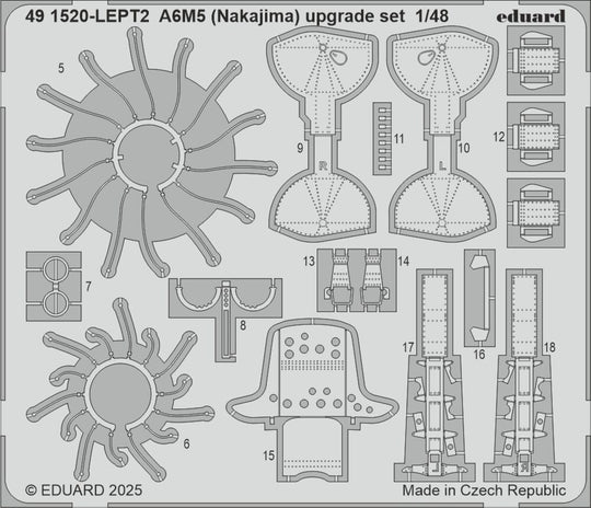 A6M5 (Nakajima) upgrade set  EDUARD