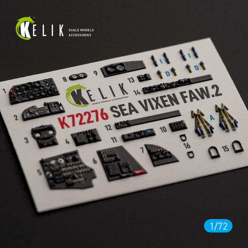 SEA VIXEN FAW.2 - interior 3D decals for Cyberhobby