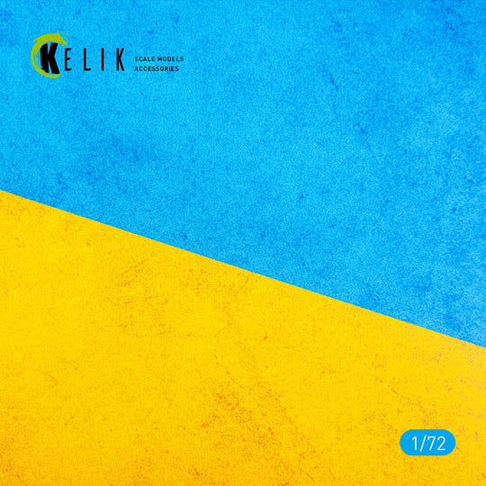 Ukraine Flag - Base - Acrylic 3 mm (280 x 180 mm) (170 g)