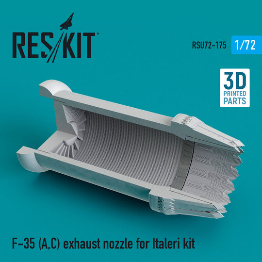 F-35 (A,C) Lightning II exhaust nozzle for Italeri kit