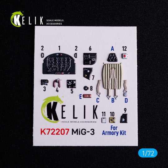 MiG-3 - interior 3D decals for Armory kit