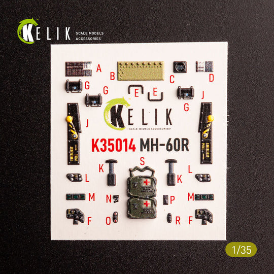MH-60R interior 3D decals for Kitty Hawk kit
