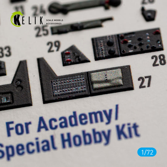 SB2C-5 - interior 3D decals for Academy / Special Hobby