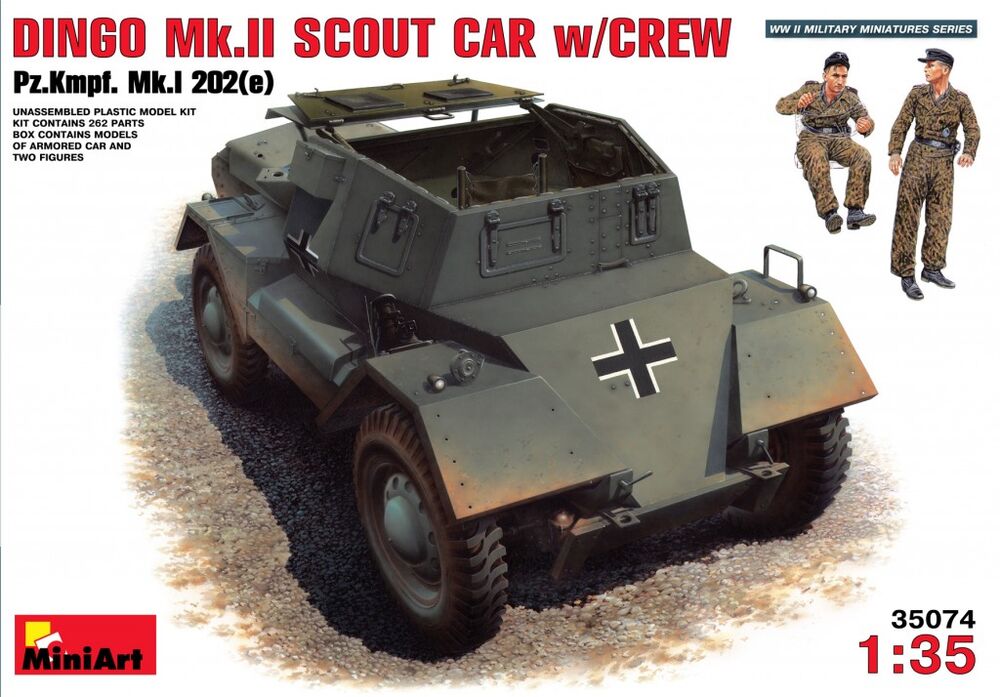 Dingo Mk II ( Pz.Kpfw.MK 1 202 (e)) w/crew
