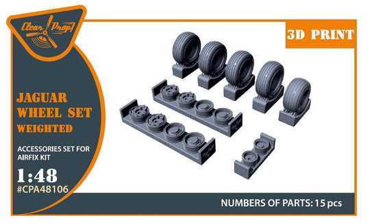 Jaguar Wheels set (weighted) for Airfix kit