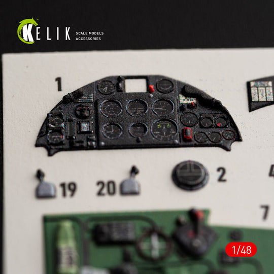 Fulmar Mk.II - interior 3D decals for Trumpeter