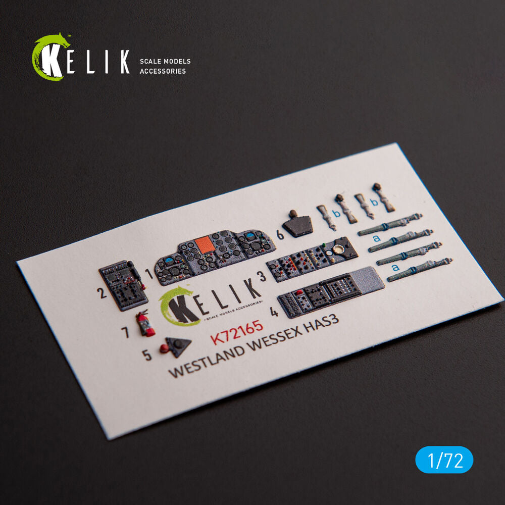 Westland Wessex HAS.3 - interior 3D decals for Italeri kit