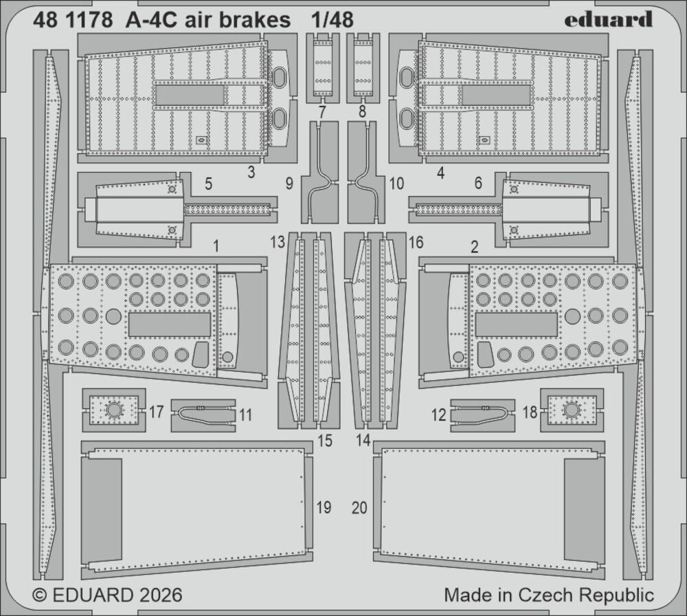 A-4C air brakes for Hobby Boss