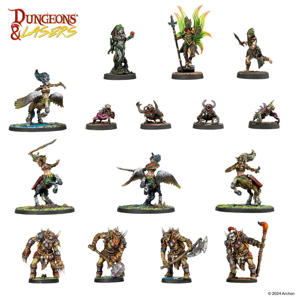 Dungeons & Lasers Miniatures: DEUSLAIR: CORE SET
