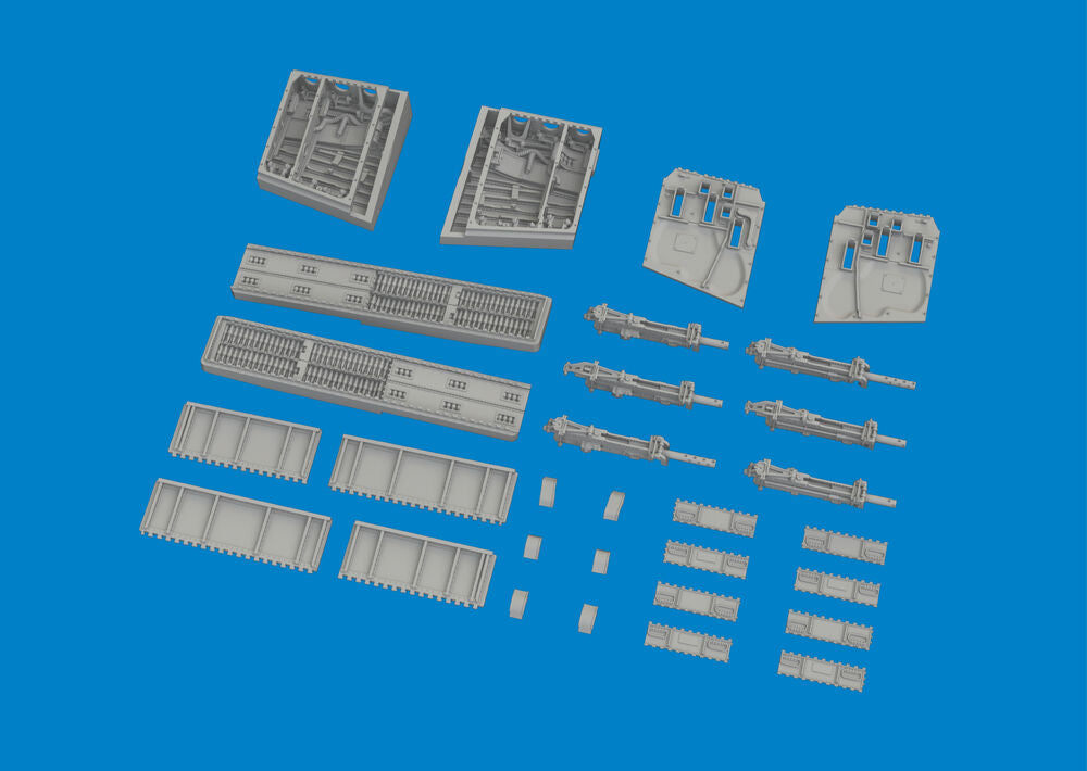 P-40E gun bays PRINT  EDUARD