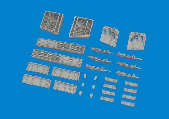 P-40E gun bays PRINT  EDUARD