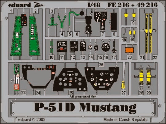 P-51D Mustang für Tamiya Bausatz