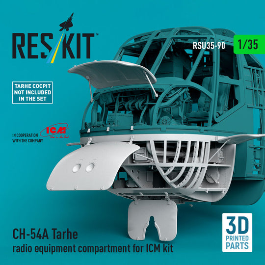 CH-54A Tarhe radio equipment compartment (3D Printed) for ICM