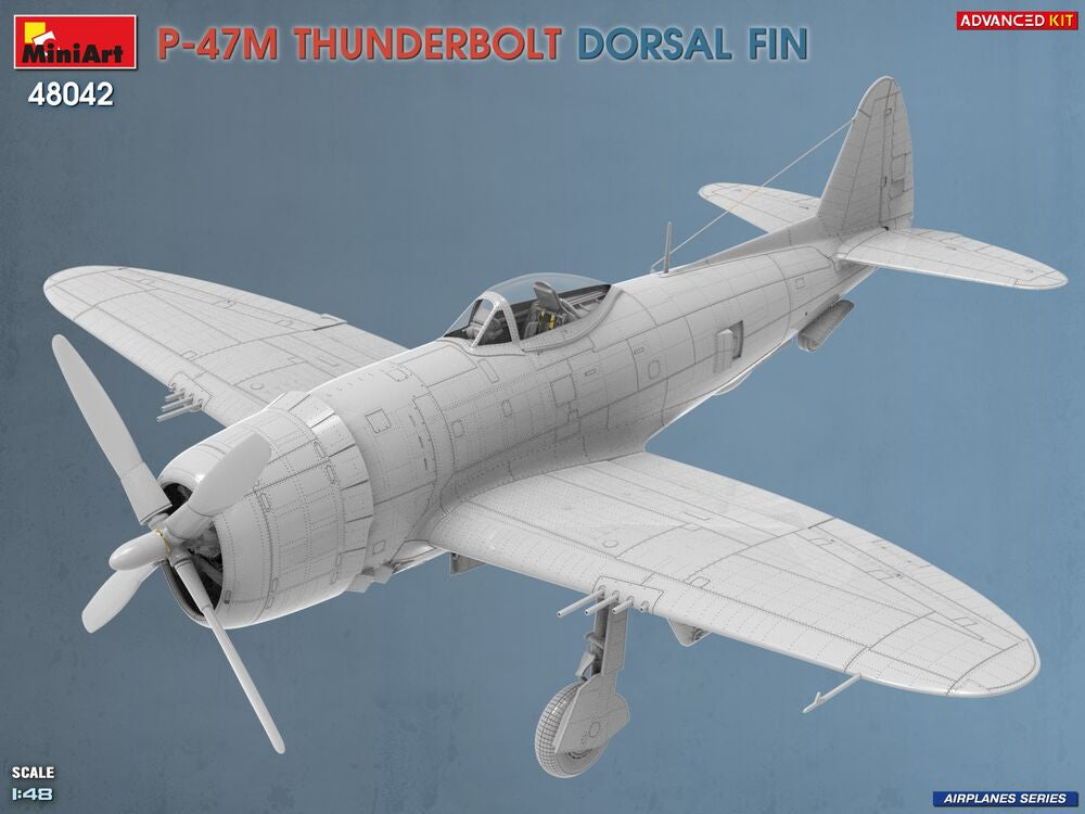 P-47M Thunderbolt. Dorsal Fin. Advanced Kit