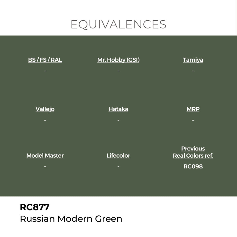 Real Colors: Russian Modern Green 17 ml.