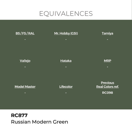 Real Colors: Russian Modern Green 17 ml.