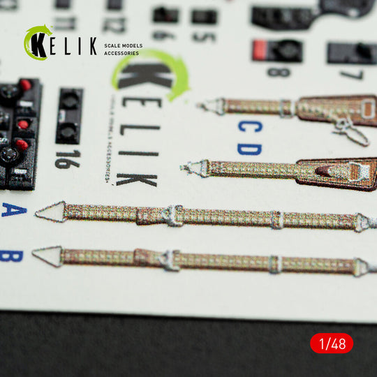Hs-129 B - interior 3D decals for Takom kit