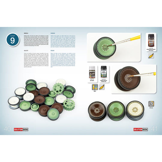 SOLUTION BOOK 23 - How to Paint WWII German Late-War Vehicles (English, Castellano, Francais, Deutsch)