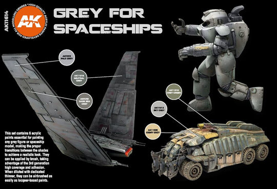 GREY FOR SPACESHIPS SET