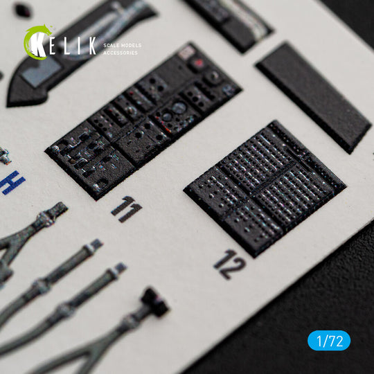 CH-54A Tarhe - interior 3D decals for ICM