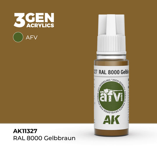 RAL 8000 Gelbbraun
