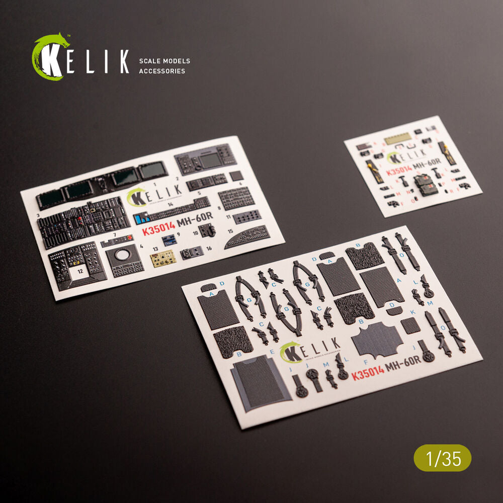 MH-60R interior 3D decals for Kitty Hawk kit
