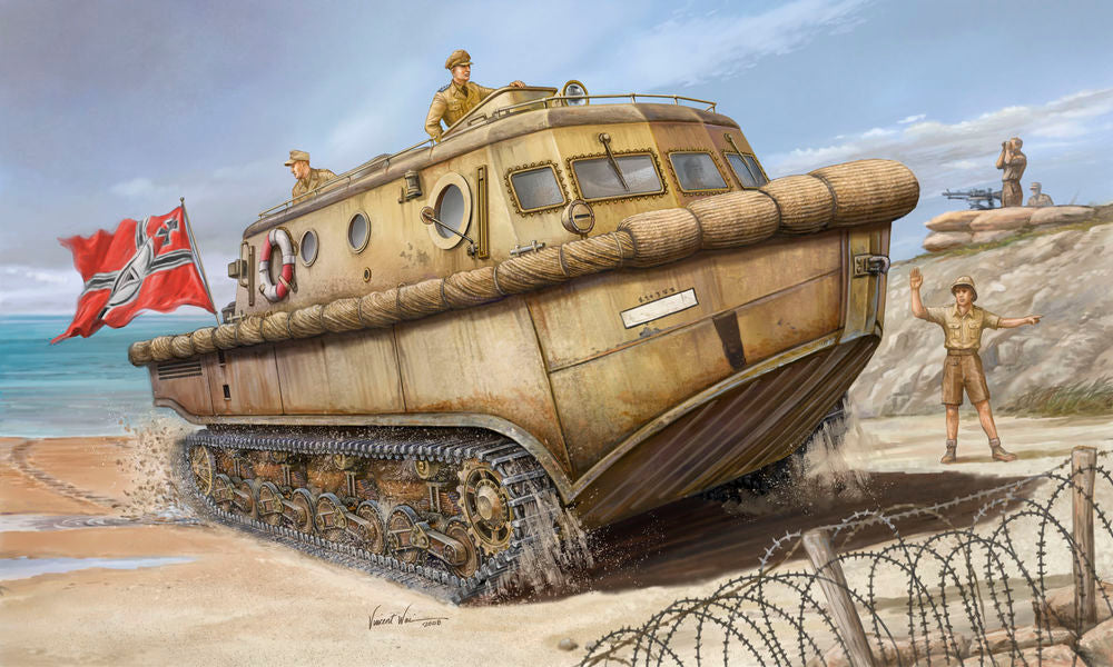 Deutscher Land-Wasser-Schlepper frühe Produktion