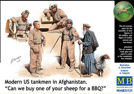 Modern U.S. tankmen in Afghanistan