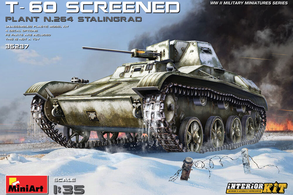T-60Screened(Pl. No.264,Stalingrad) Interior Kit