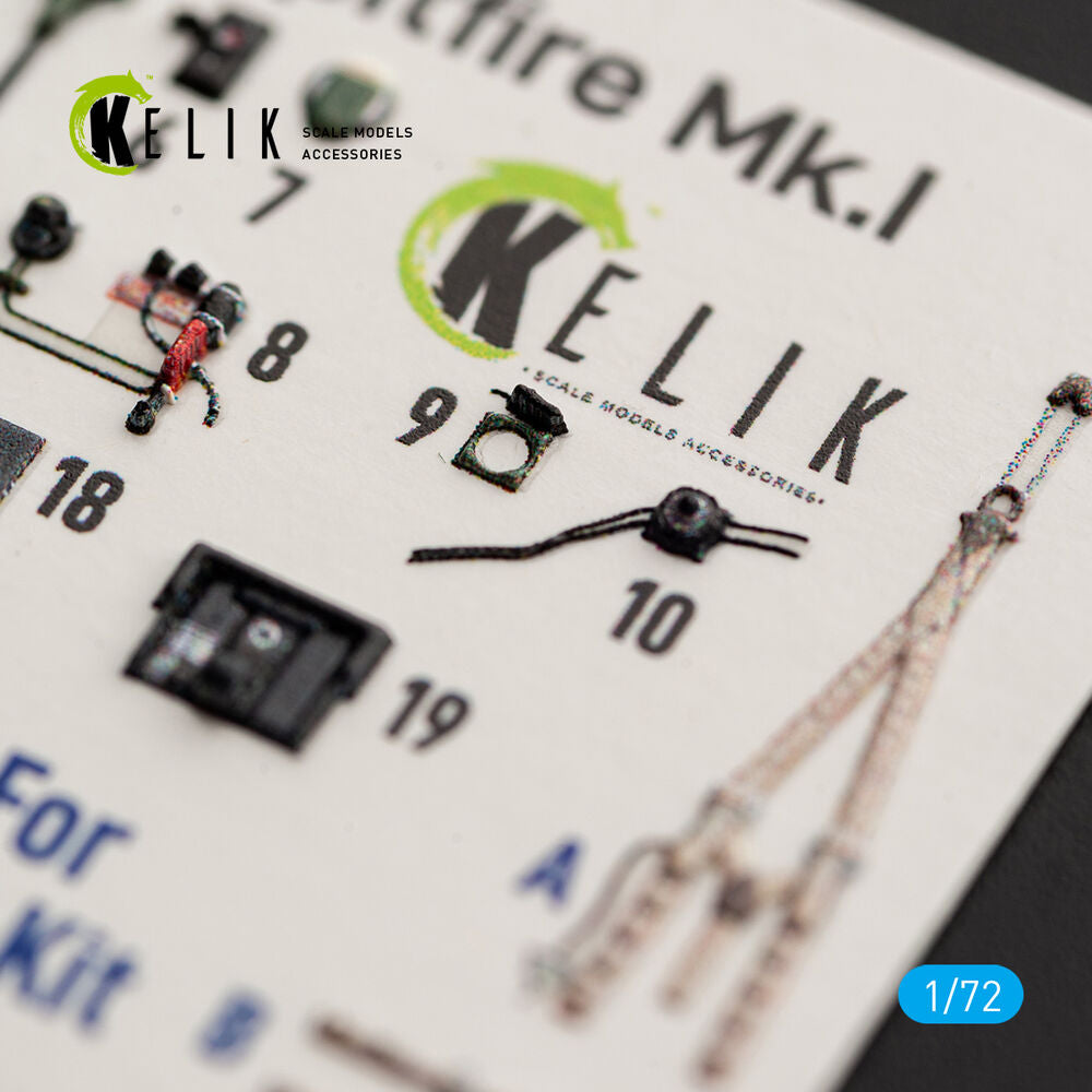 Spitfire Mk.I - interior 3D decals for IBG