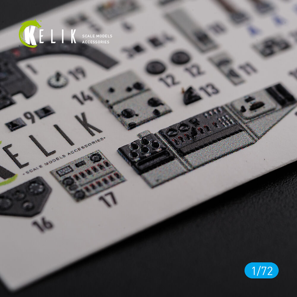 KI-21 interior 3D decals for ICM kit