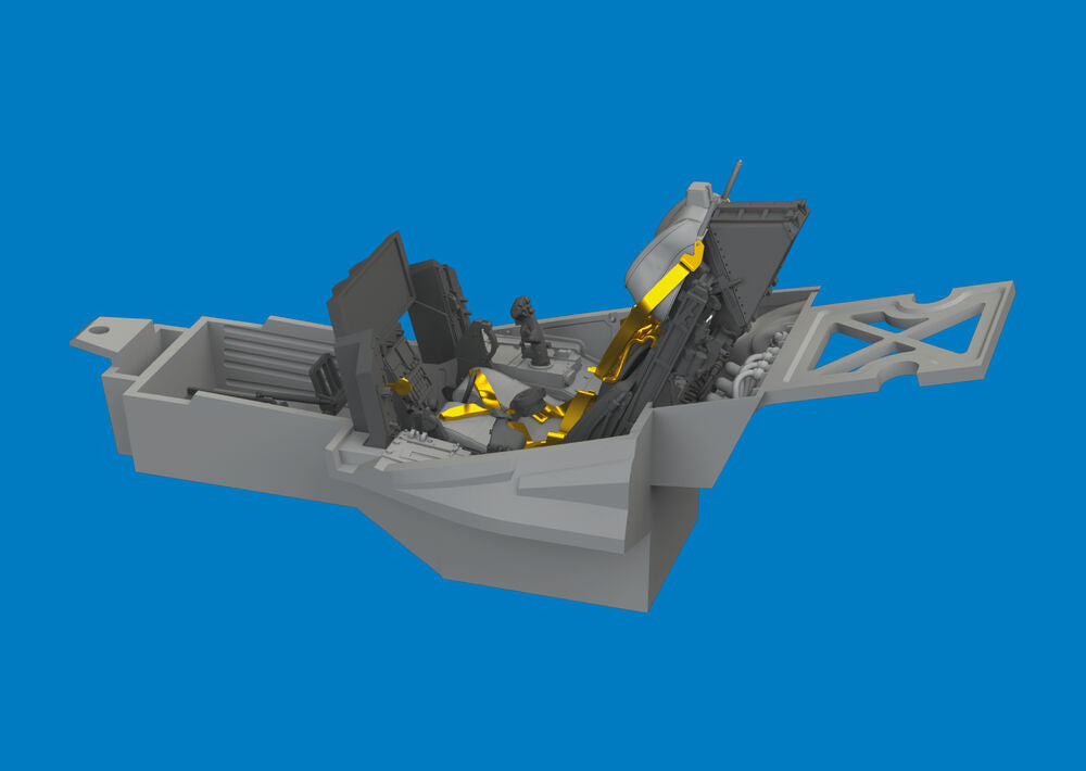 F-35C cockpit PRINT for Tamiya
