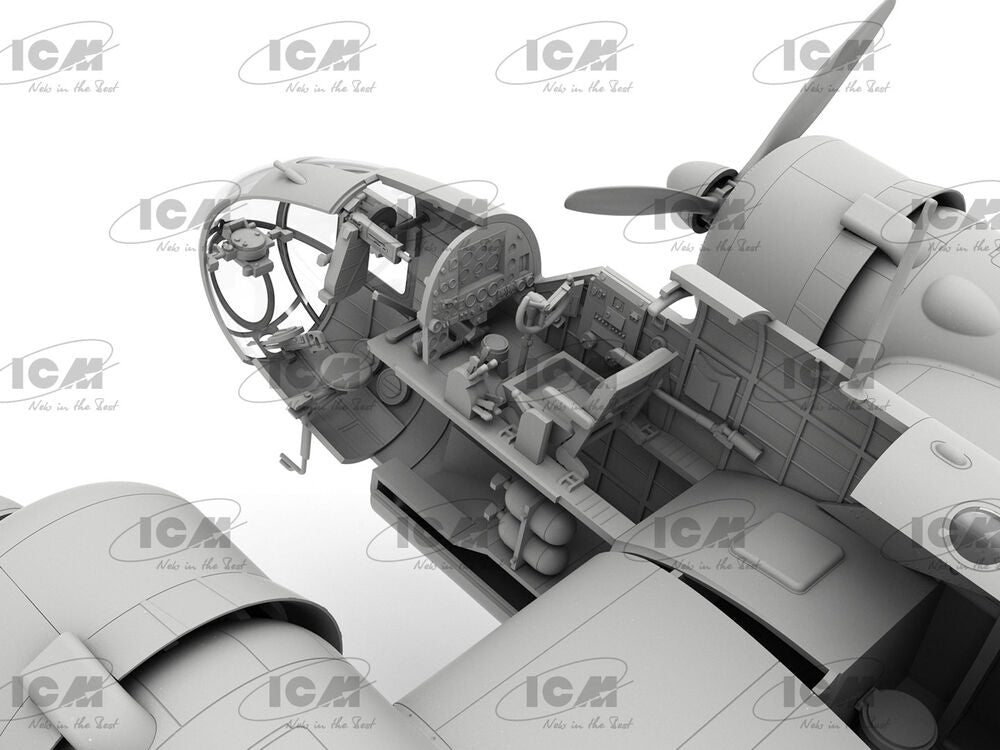 HP.52 Hampden B.Mk.I WWII British bomber (100% new molds)