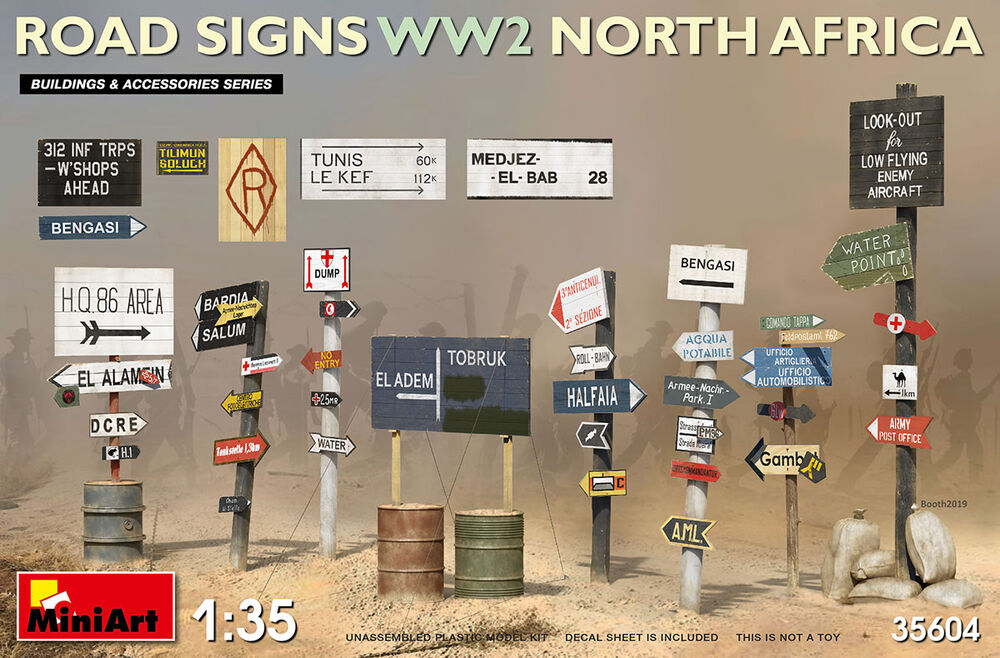 Road Signs WW2 (N.Africa)