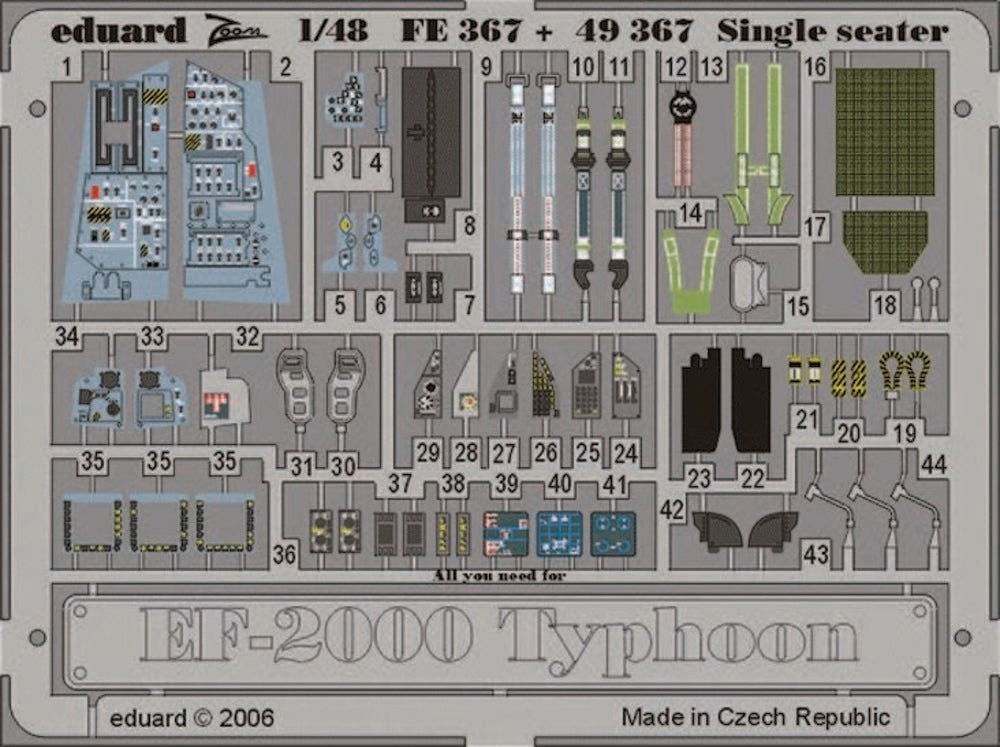 EF-2000 Typhoon Single Seater für Revell Bausatz
