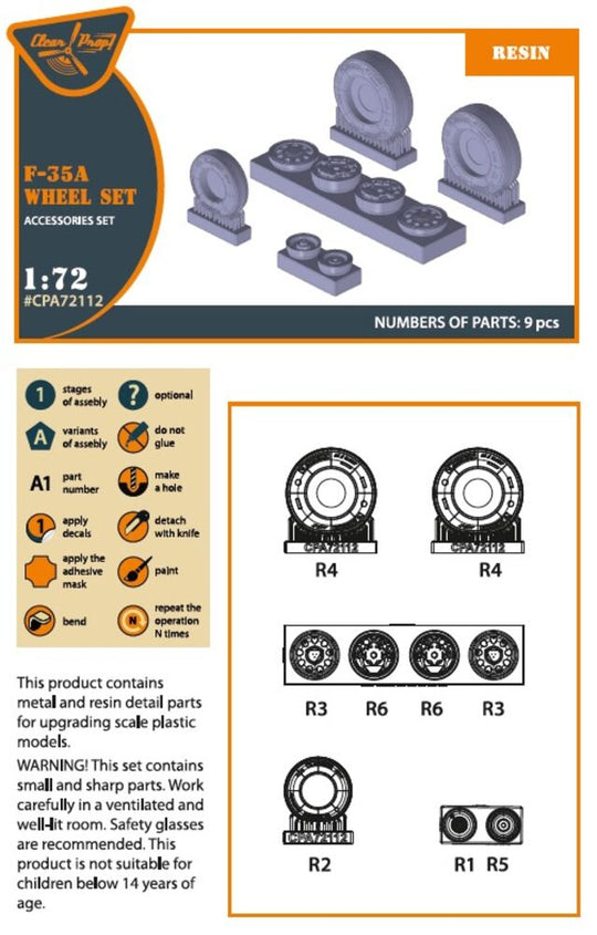 F-35A wheel set