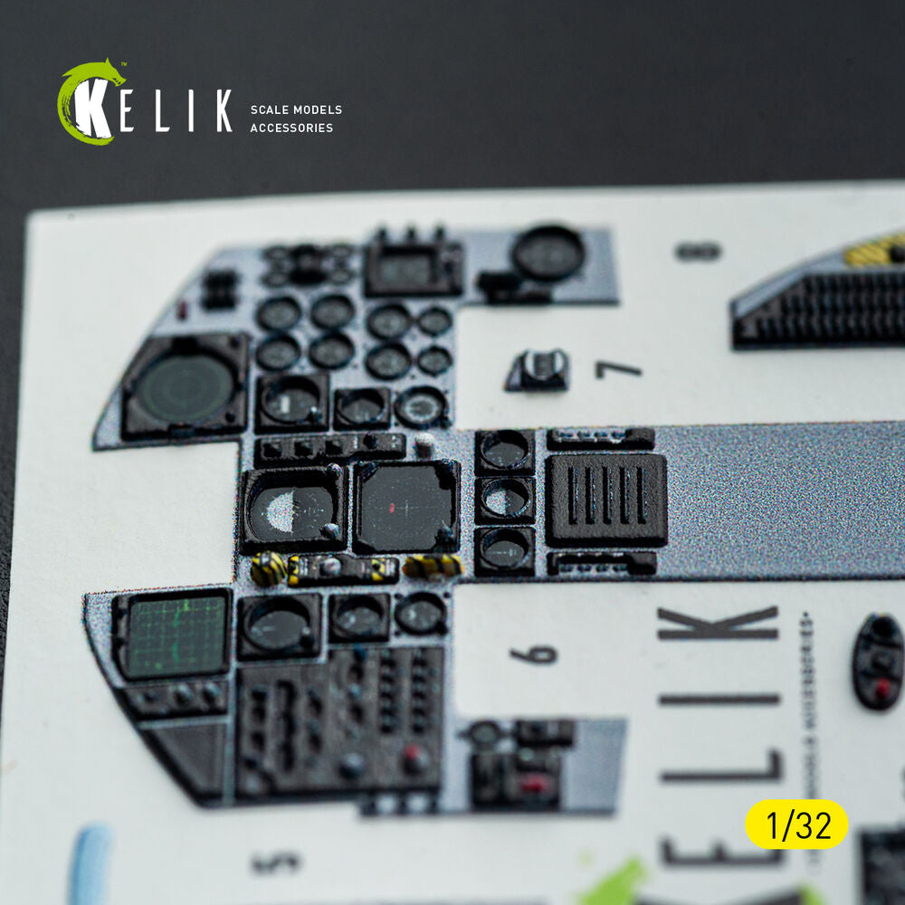 F-15C (early) - interior 3D decals for Tamiya kit