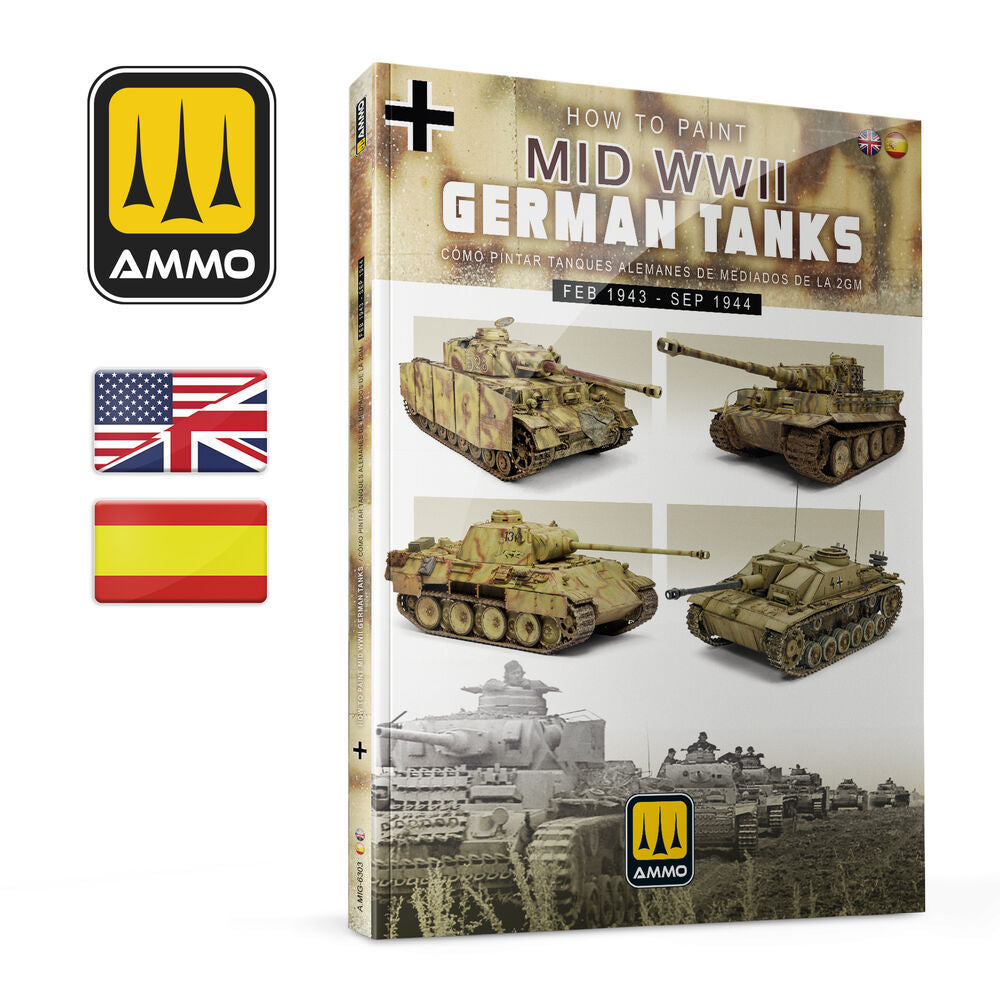 How to Paint Mid WWII German Tanks (FEB 1943 - SEP 1944) (English, Spanish)