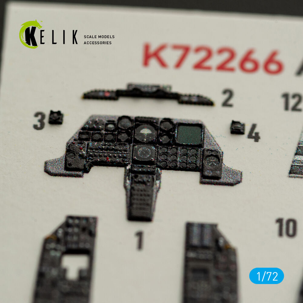 A-10A Thunderbolt -  interior 3D decals for Great Wall Hobby