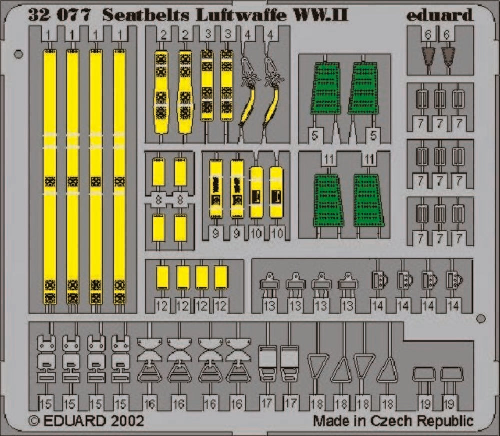 Seatbelts Luftwaffe WWII