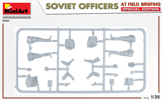 SOVIET OFFICERS AT FIELD BRIEFING. SPECIAL EDITION