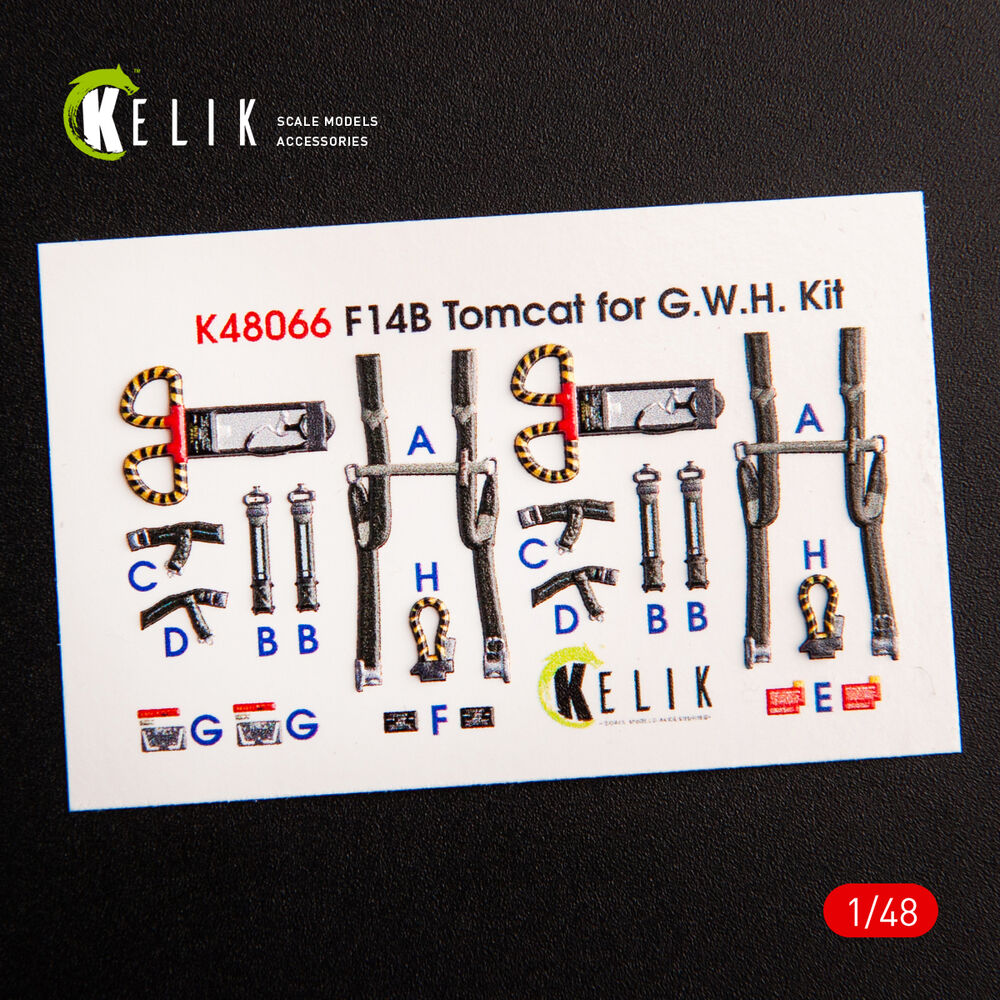 F-14B Tomcat interior 3D decals for GWH kit