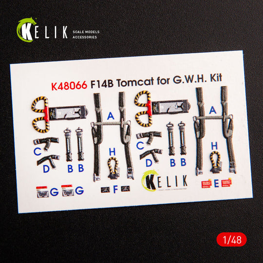 F-14B Tomcat interior 3D decals for GWH kit