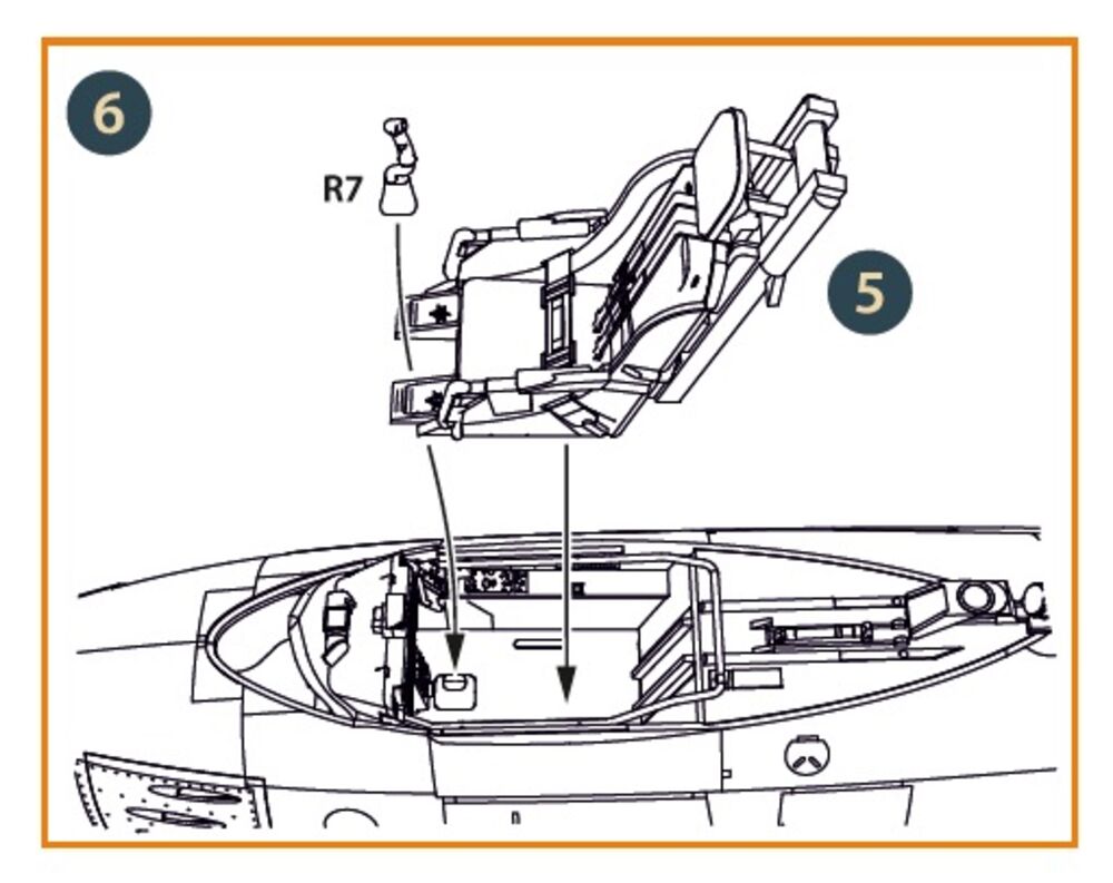 F-86A Ejection seat late for CP kits